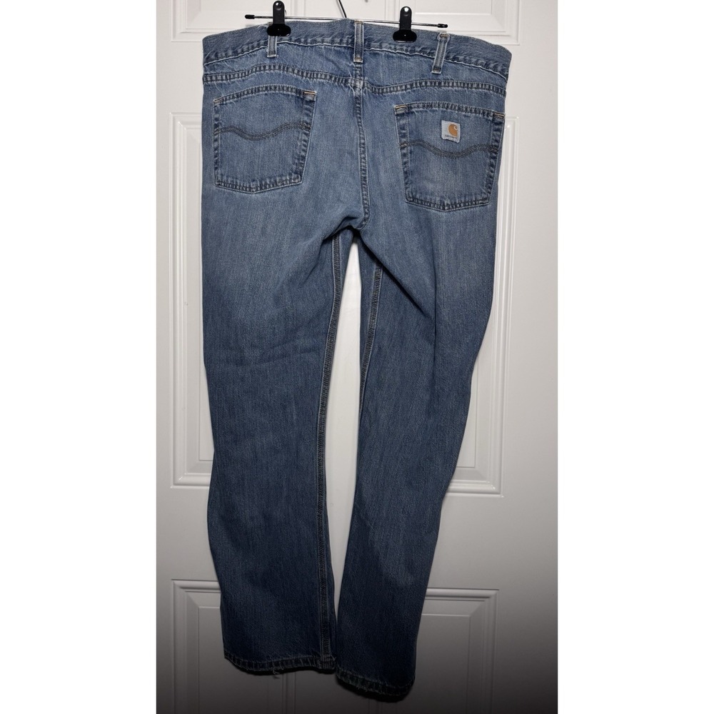 Carhartt Jeans Men's 40x32 Relaxed Fit 101483-968 Blue Denim Workwear